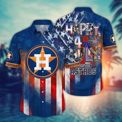 MLB Houston Astros Independence Day Hawaiian Shirt: Trendy Top for Cool Fans