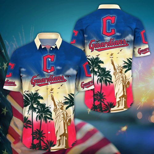 Cleveland Guardians MLB Hawaii Shirt - Sunrise to Sunset for Cool Fans