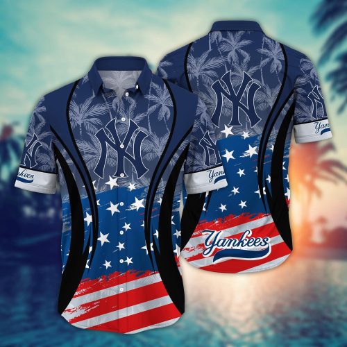MLB New York Yankees Hawaiian Shirt Vibrant Aloha Design for Cool Fans