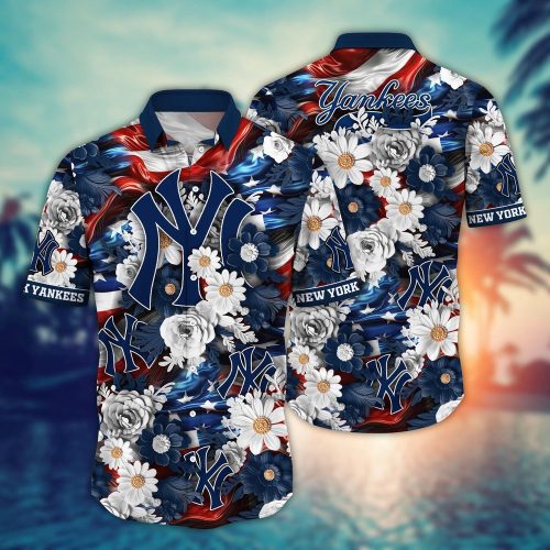 MLB New York Yankees Hawaii Shirt: Independence Day Style for Cool Fans
