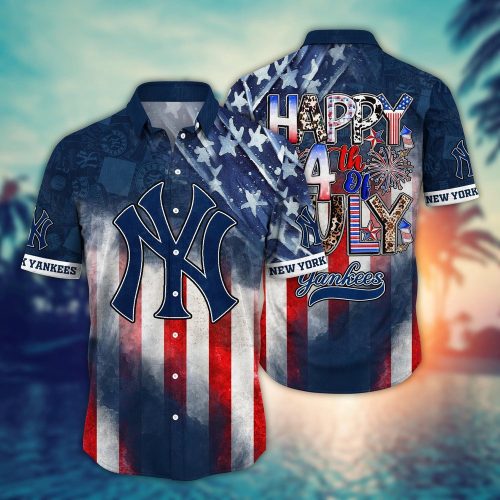 MLB New York Yankees Independence Day Hawaiian Shirt - Trendy Top for Cool Fans