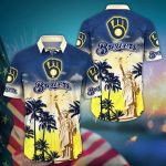 MLB Milwaukee Brewers Hawaii Shirt: Sunrise to Sunset for Cool Fans