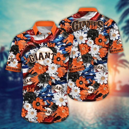MLB San Francisco Giants Hawaii Shirt Independence Day Design for Cool Fans