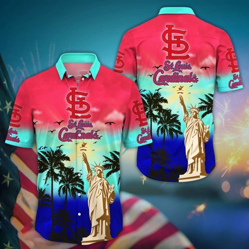 MLB St Louis Cardinals Hawaii Shirt: Sunrise To Sunset - Perfect for Cool Fans
