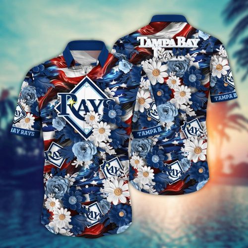 MLB Tampa Bay Rays Hawaii Shirt: Celebrate Independence Day in Style!