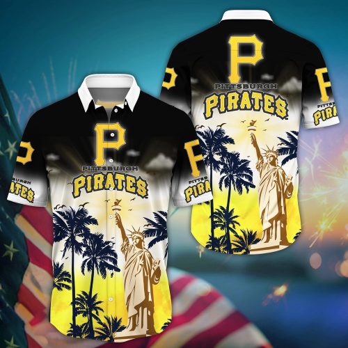 MLB Pittsburgh Pirates Hawaiian Shirt - Sunrise to Sunset for Stylish Fans