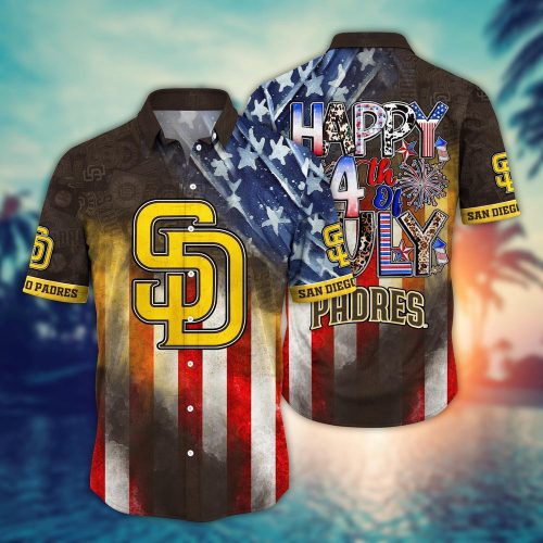 MLB San Diego Padres Independence Day Hawaiian Shirt For Cool Fans