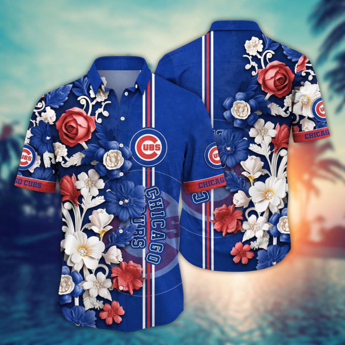 MLB Chicago Cubs Hawaiian Shirt – Luau League Look for Sport Fans