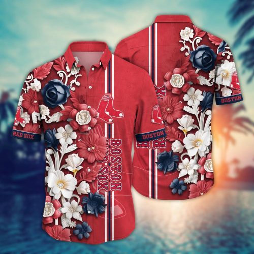 MLB Boston Red Sox Hawaiian Shirt: Luau League Looks for True Fans