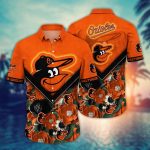 MLB Baltimore Orioles Hawaiian Shirt: Summer Swing for Sport Fans