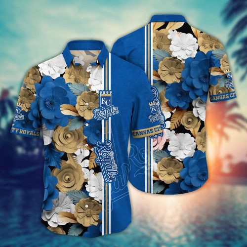 MLB Kansas City Royals Hawaiian Shirt - Floral Fashion for Sports Fans