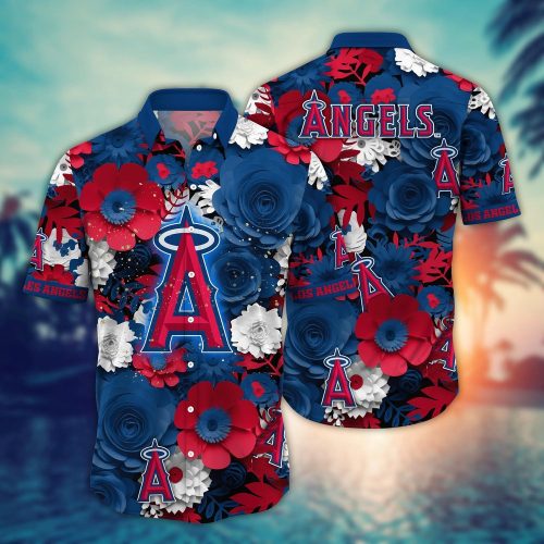 MLB Los Angeles Angels Hawaiian Shirt: Diamond Dreams for Sport Fans