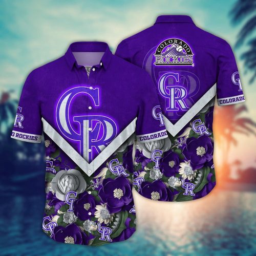MLB Colorado Rockies Hawaiian Shirt: Summer Swing for Sport Fans