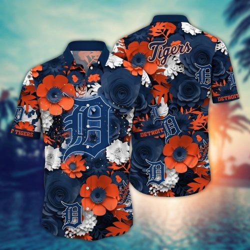 MLB Detroit Tigers Hawaiian Shirt Diamond Dreams for Sport Fan