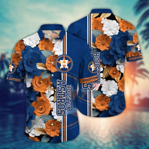 MLB Houston Astros Hawaiian Shirt: Floral Fashion Frenzy for Sport Fans
