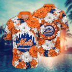 MLB New York Mets Hawaiian Shirt: Aloha Spirit for Sport Fans
