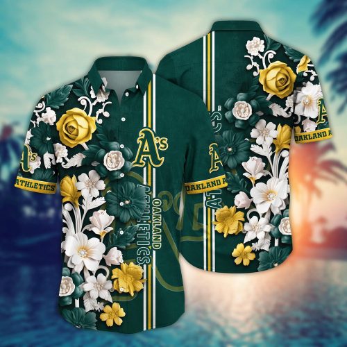 MLB Oakland Athletics Hawaiian Shirt: Luau League Looks for A s Fans
