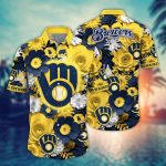 MLB Milwaukee Brewers Hawaiian Shirt – Perfect for Sports Fans!