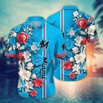 MLB Miami Marlins Hawaiian Shirt: Luau League Looks for Sport Fans