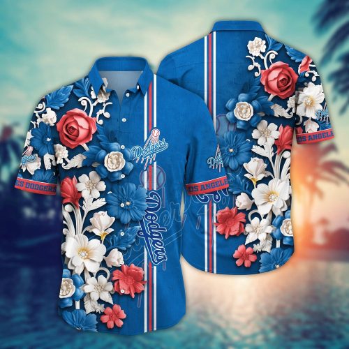 MLB Los Angeles Dodgers Hawaiian Shirt – Luau League Look for Sport Fans