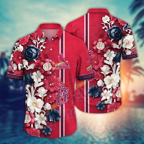 MLB St Louis Cardinals Hawaiian Shirt - Luau League Looks for Sports Fans