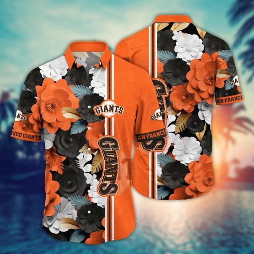 MLB San Francisco Giants Hawaiian Shirt: Floral Fashion Frenzy for Sport Fans