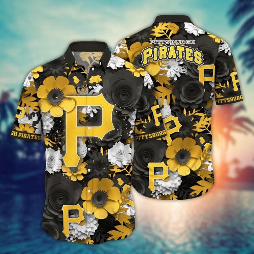 MLB Pittsburgh Pirates Hawaiian Shirt - Perfect for Sport Fans!