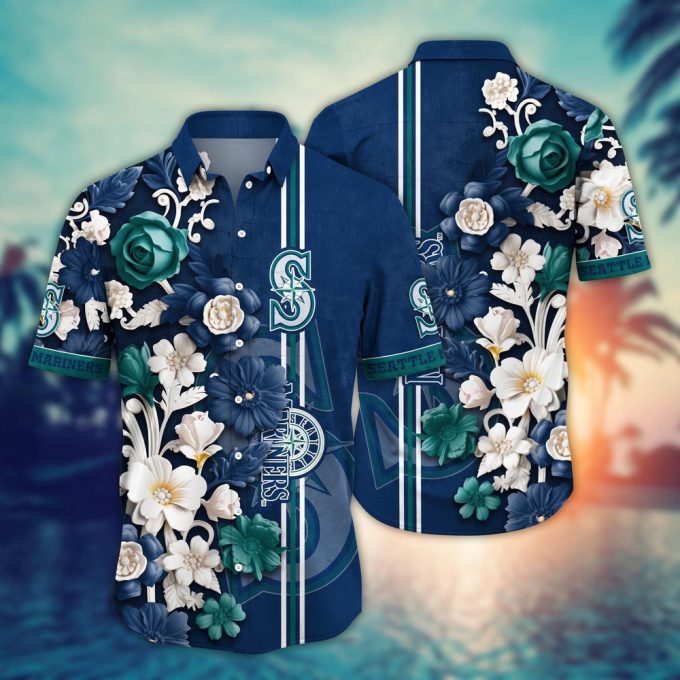 MLB Seattle Mariners Hawaiian Shirt – Luau League Looks for Die-Hard Fans