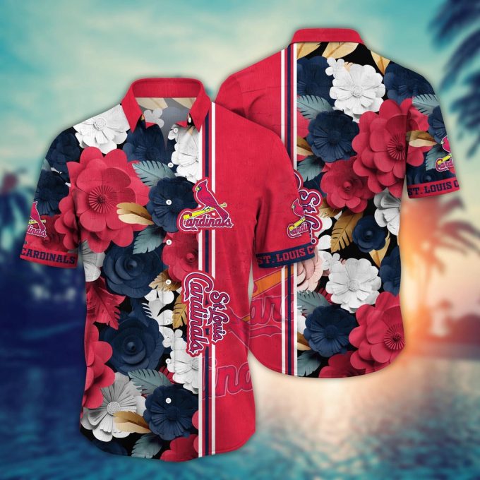MLB St Louis Cardinals Hawaiian Shirt – Floral Fashion for Sport Fans