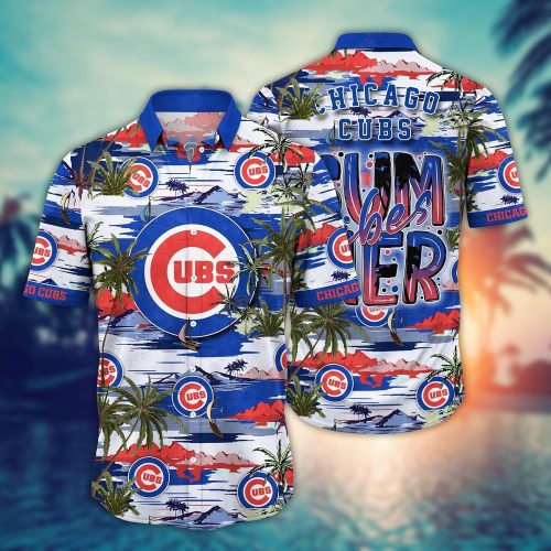 MLB Chicago Cubs Hawaiian Shirt - Flower Grand Slam for Fans