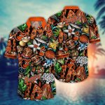 MLB Baltimore Orioles Hawaiian Shirt: Make a Style Statement with Flower Strike Design!