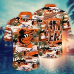 MLB Baltimore Orioles Hawaiian Shirt: Flower Grand Slam for Fans