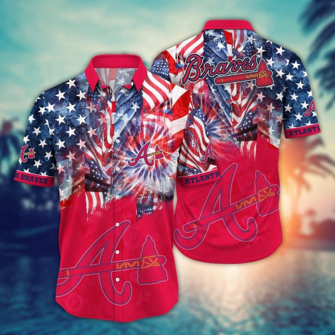 MLB Atlanta Braves Hawaiian Shirt: Game Day Aloha Style for Fans