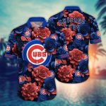 MLB Chicago Cubs Hawaiian Shirt: Flower Aloha Style for Fans