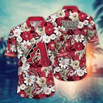 MLB Arizona Diamondbacks Hawaiian Shirt: Floral Fusion Fashion for Fans MLB Arizona Diamondbacks Hawaiian Shirt: Floral Fusion Fashion for Fans