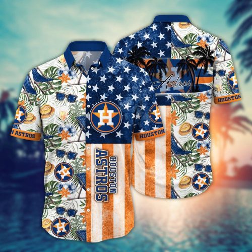 MLB Houston Astros Hawaiian Shirt – Flower Design for Fans Home Run Threads