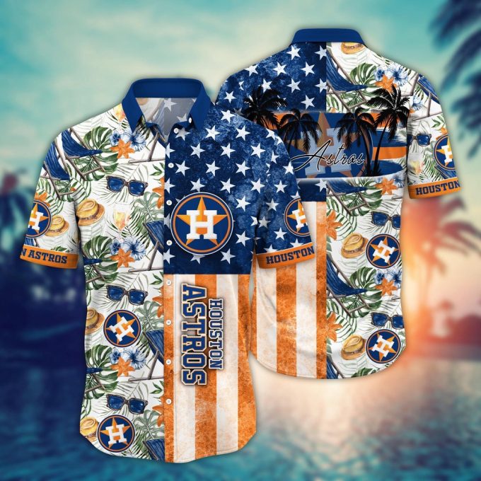MLB Houston Astros Hawaiian Shirt – Flower Design for Fans Home Run Threads