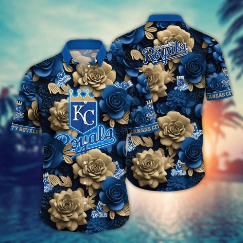 MLB Kansas City Royals Hawaiian Shirt: Fan-Favorite Flower Aloha Style