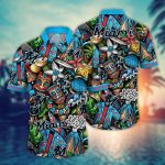 MLB Miami Marlins Hawaiian Shirt: Make a Style Statement with Flower Strike Design