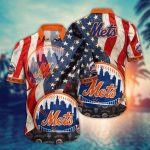 MLB New York Mets Hawaiian Shirt: Floral Swing for Stylish Fans
