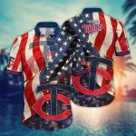 MLB Minnesota Twins Hawaiian Shirt: Floral Swing Chic for Fans