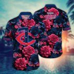 MLB Minnesota Twins Hawaiian Shirt: Floral Aloha Style for Fans