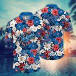 MLB Los Angeles Dodgers Hawaiian Shirt: Floral Fusion Fashion For Fans