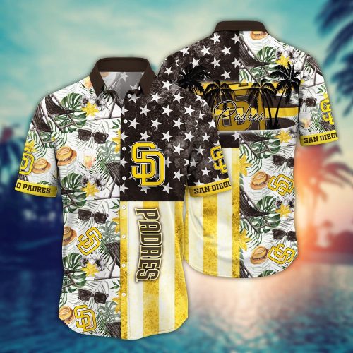 San Diego Padres Hawaiian Shirt: Flower Home Run Threads for Fans
