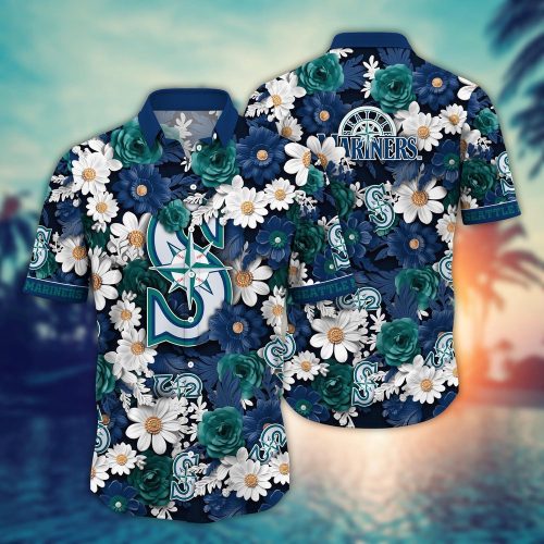 Seattle Mariners Hawaiian Shirt: Floral Fusion Fashion for MLB Fans