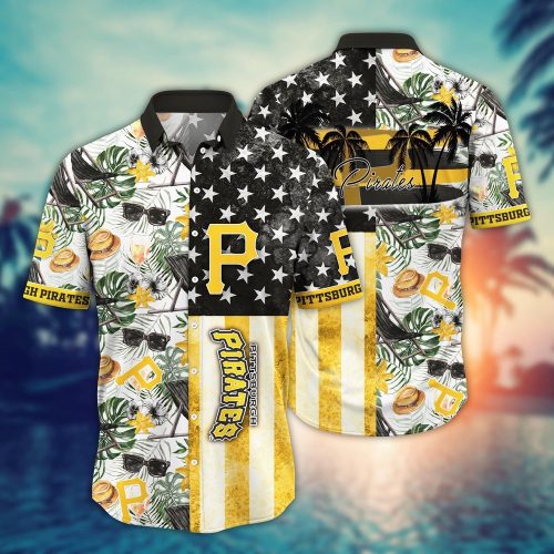 Pittsburgh Pirates Hawaiian Shirt: Official MLB Fan Apparel with Floral Design
