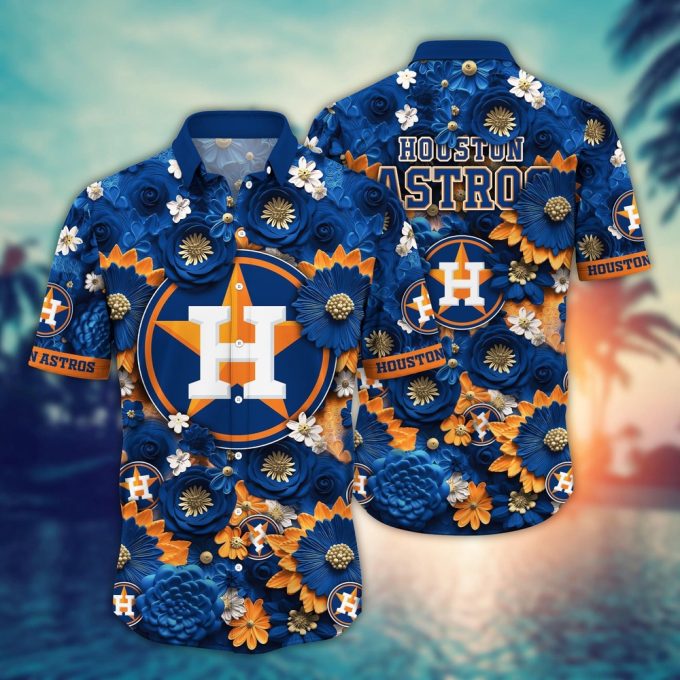 MLB Houston Astros Hawaiian Shirt: Stylish Fan Favorite for Baseball Enthusiasts