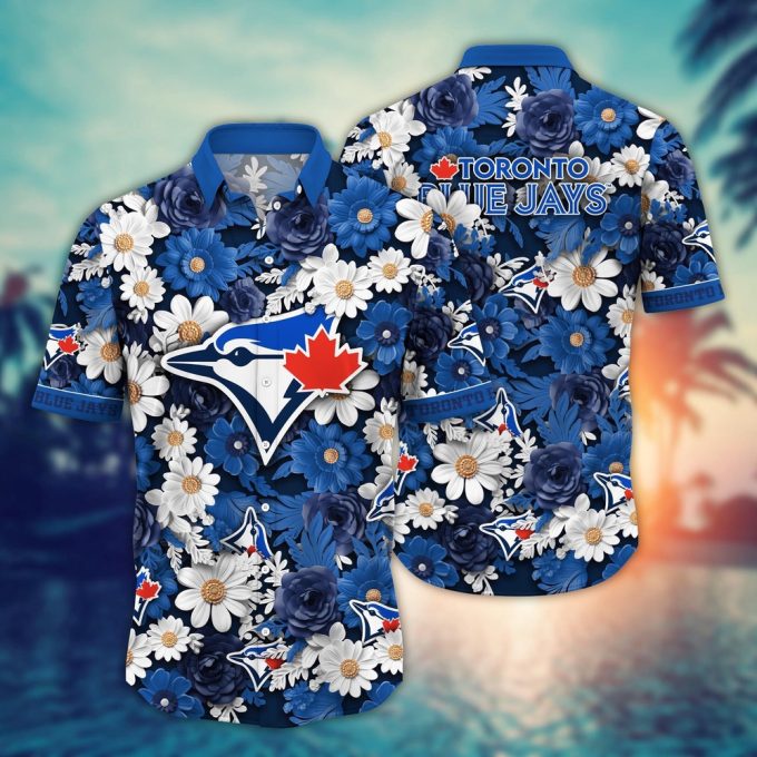 MLB Toronto Blue Jays Hawaiian Shirt: Floral Fusion Fashion for Fans