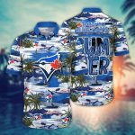 MLB Toronto Blue Jays Hawaiian Shirt – Grand Slam Floral Design for Fans