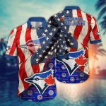 MLB Toronto Blue Jays Hawaiian Shirt: Floral Swing for Stylish Fans